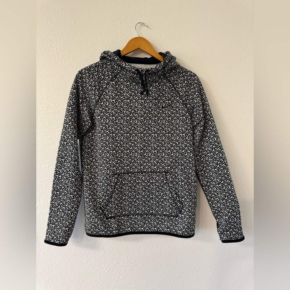 Nike Hoodie, Black & White Pattern, Size Small
